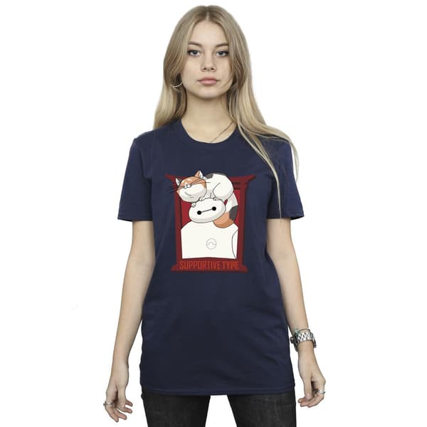 Disney Dam/Dam Big Hero 6 Baymax Frame Support Bomull Boy Black XL