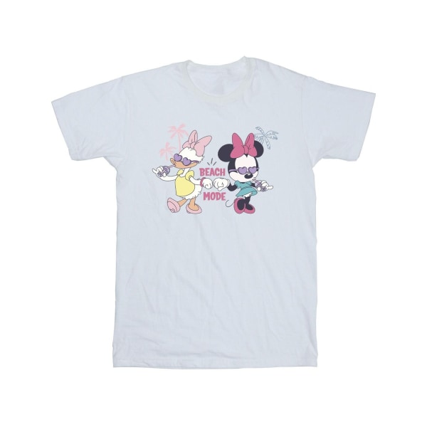 Disney Mens Minnie Daisy Beach Mode T-shirt XXL Vit White XXL