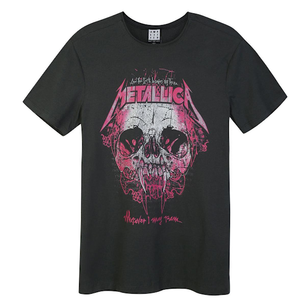 Amplified Unisex Adult Wherever I May Roam Metallica T-Shirt L Charcoal L