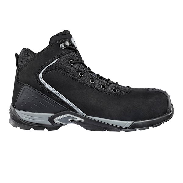 Albatros Herr Runner XTS Läder Mellanhög Säkerhetskängor 9 UK Svart Black 9 UK