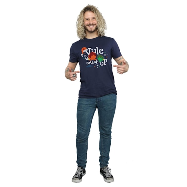 National Lampoon's Christmas Vacation Herr Yule Crack Up T-Shirt Navy Blue S