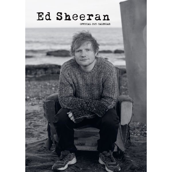 Ed Sheeran 2025 A3 Väggkalender 42cm x 30cm Flerfärgad Multicoloured 42cm x 30cm