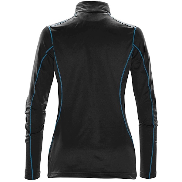 Stormtech Pulse Fleece Pullover S Svart/Elektrisk Blå Black/Electric Blue S