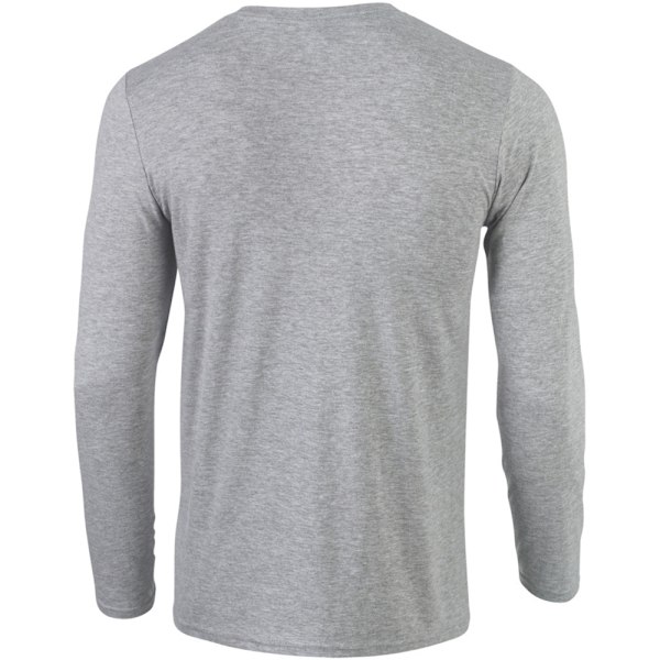 Gildan Soft Style långärmad T-shirt M Sport Grey (RS) Sport Grey (RS) M