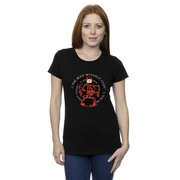 Marvel Womens/Ladies Comics Daredevil Spiral Bomull T-shirt XL Black XL