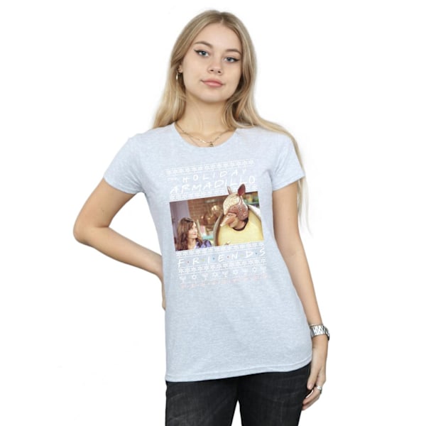 Friends Womens/Ladies Fair Isle Holiday Armadillo Bomull T-Shir Sports Grey S