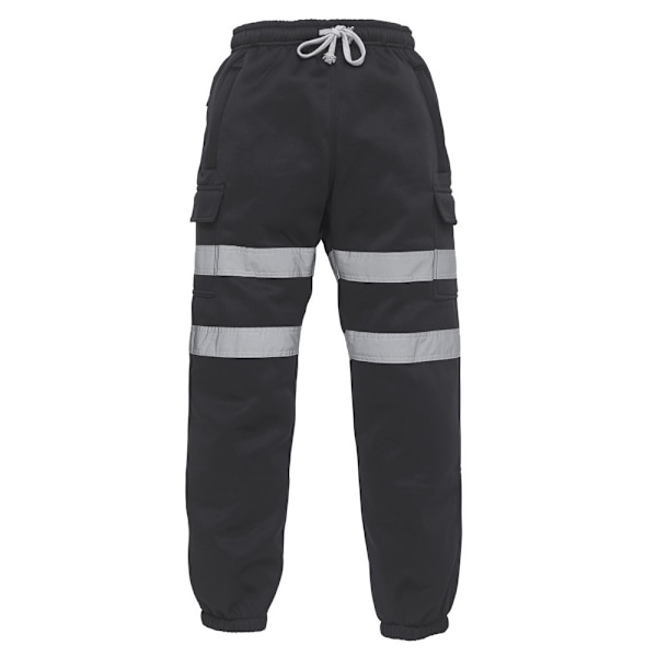 Yoko Vuxen Unisex Hi Vis Joggingbyxor M Svart Black M