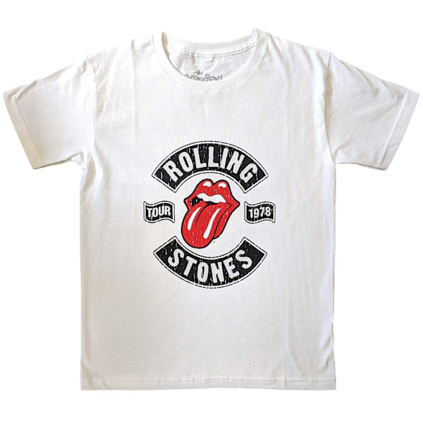 The Rolling Stones Barn/Barn US Tour 1978 Bomull T-shirt 7 White 7-8 Years