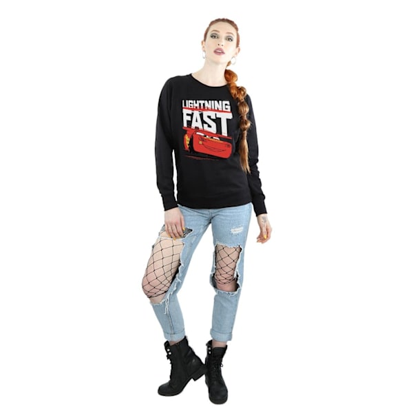Disney Dam/Kvinnor Bilar Blixten Snabb Sweatshirt XL Svart Black XL