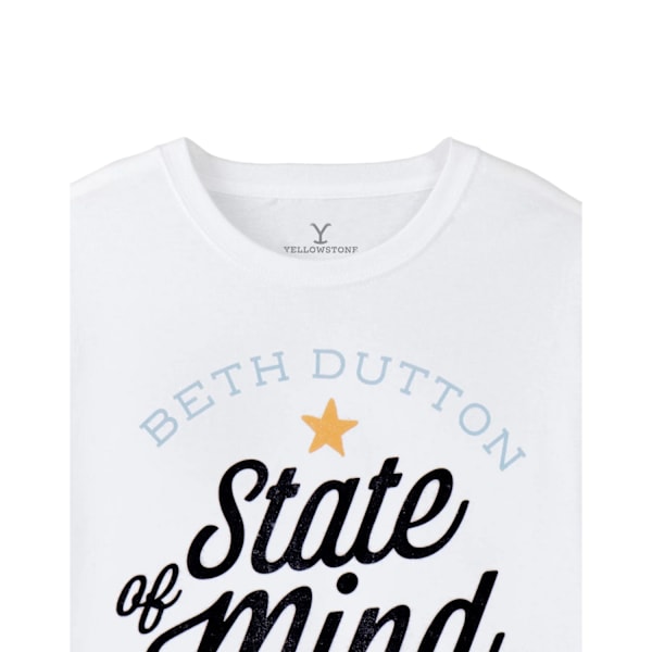Yellowstone Damkläder/Dam Beth Dutton State Of Mind T-shirt 3XL White 3XL