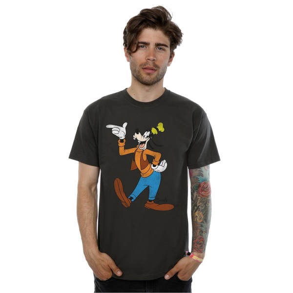 Disney Classic Goofy T-shirt L Light Graphite för män Light Graphite L