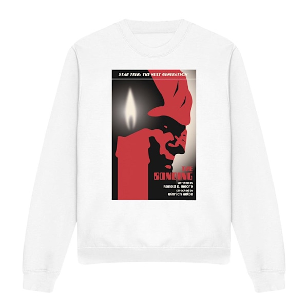 Star Trek Unisex Vuxen The Next Generation Säsong 3 Avsnitt 5 S White XXL