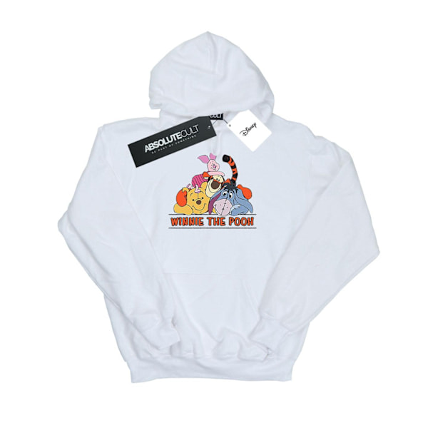 Disney Dam/Kvinnor Winnie The Pooh Grupp Hoodie M Vit White M