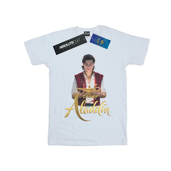 Disney Girls Aladdin Film Aladdin Foto Bomull T-shirt 5-6 År Black 5-6 Years