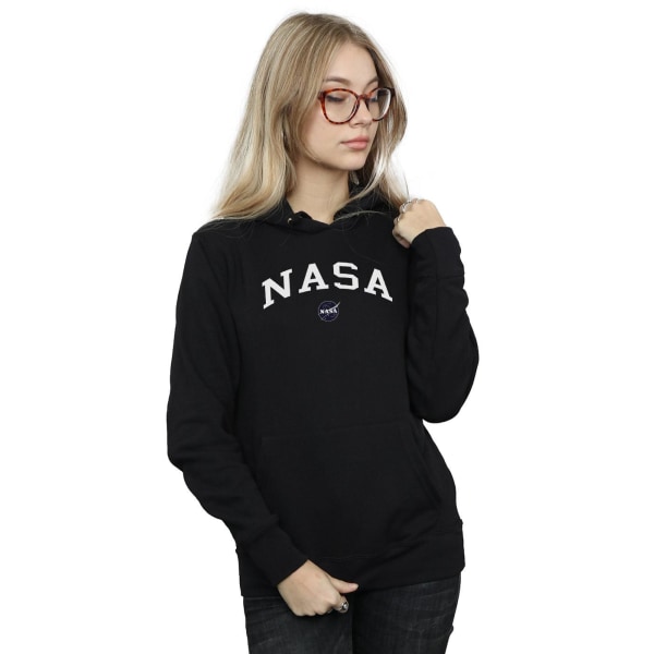 NASA Dam/Ladies Collegiate Logo Hoodie XL Svart Black XL