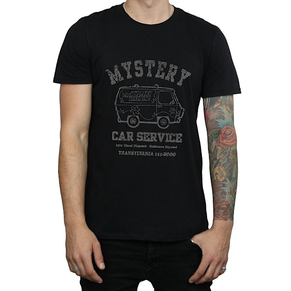 Scooby Doo Herr Mystery Car Service Bomull T-shirt XL Svart Black XL
