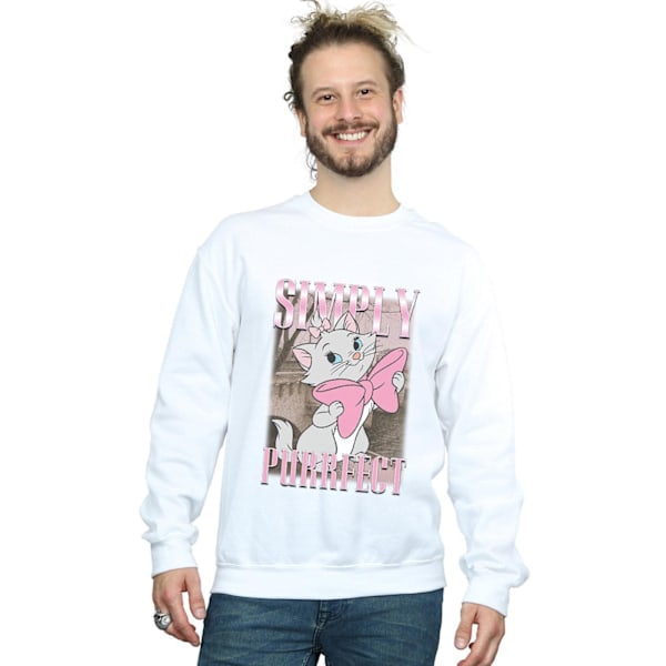 Disney Aristocats Marie Simply Purrfect Homage Sweatshirt för män White 5XL