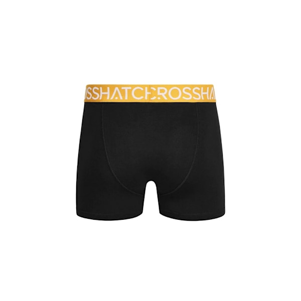 Crosshatch Mens Payso Boxer Shorts (3-pack) S Gul Yellow S