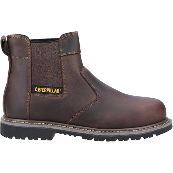 Caterpillar Powerplant Dealer Lädersäkerhetskängor 6 UK Br Brown 6 UK