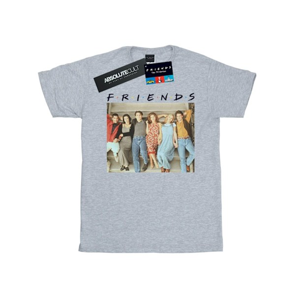 Friends Mens Group Photo Stairs T-Shirt 3XL Sports Grey Sports Grey 3XL