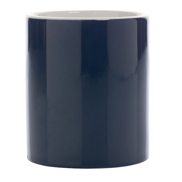 XD Collection Klassisk Tvåfärgad Keramikmugg 350ml En Storlek Navy One Size