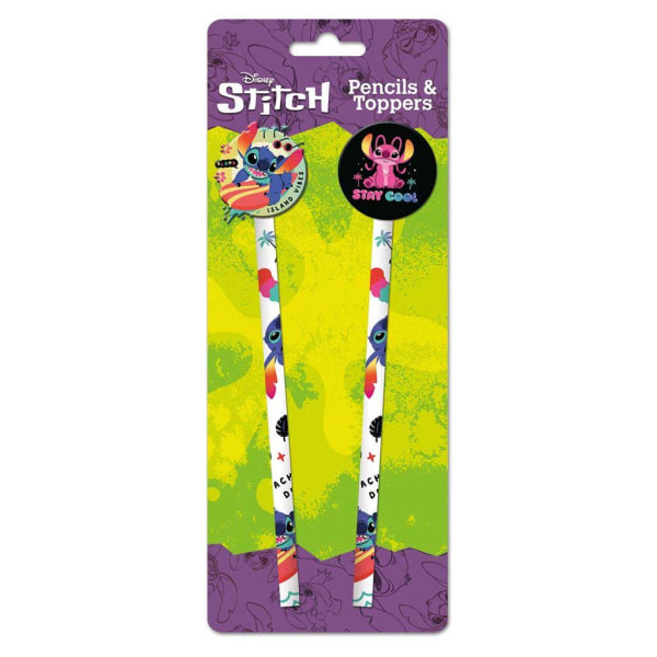 Lilo & Stitch Acid Pops Penna med suddgummi (paket med 2 ) One Size Multicoloured One Size