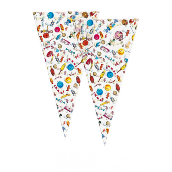 Verbetena Sweet Cone Partyväskor (Pack om 10) One Size Multicolo Multicoloured One Size