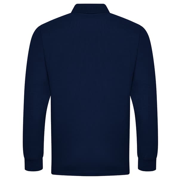 PRO RTX Pro Piqué långärmad pikétröja för män M Marinblå Navy M