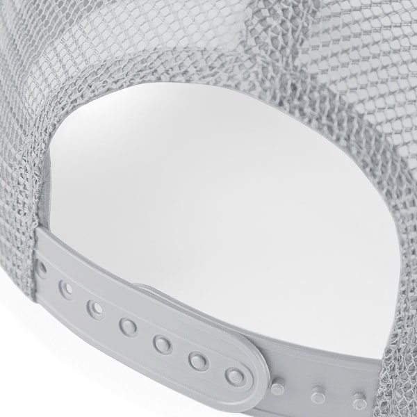 Beechfield Herr Halv Mesh Trucker Cap / Huvudbonad (2-pack) På Light Grey/ Light Grey One Size