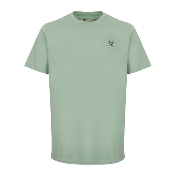 Firetrap Herr Patch Crew Neck T-Shirt L Grön Green L