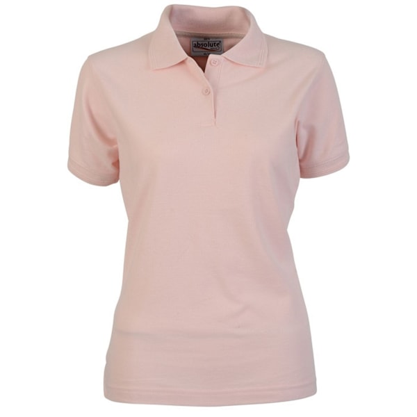 Absolute Apparel Elegant figursydd pikétröja för dam, storlek 34-36 Light Pink 6 UK - 8 UK