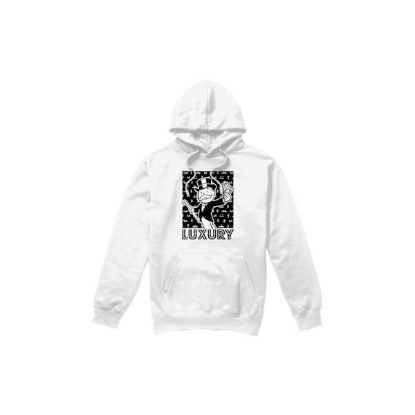 Monopol Herr Hoodie M Vit White M