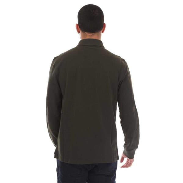Belstaff Långärmad Pikétröja för Herr S Grön Green S
