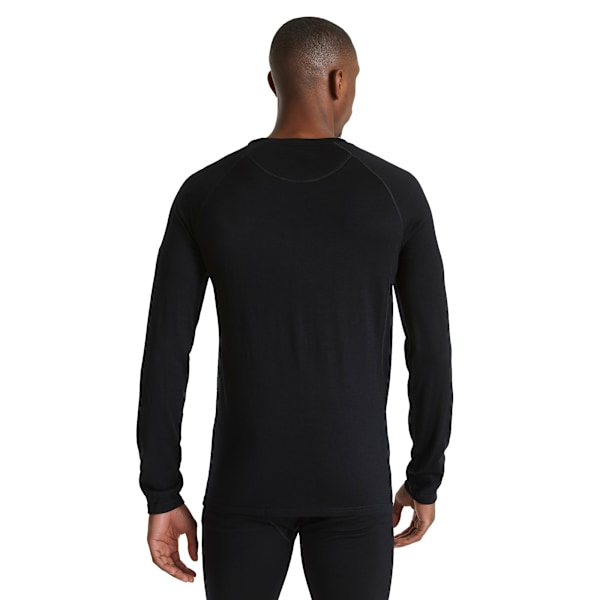 Craghoppers Herr Crew Neck Långärmad Baselayer II Topp M Svart Black M