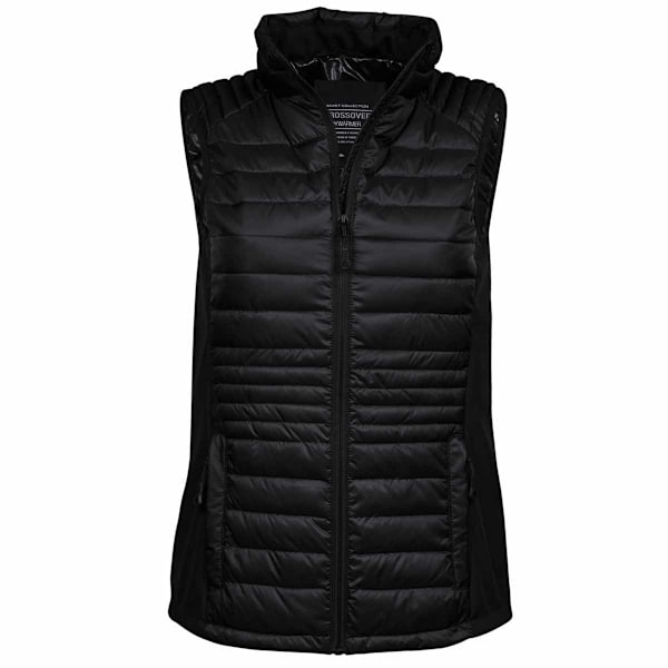 Tee Jays Dam/Kvinnors Crossover Bodywarmer XL Jet Black/Svart Jet Black/Black XL