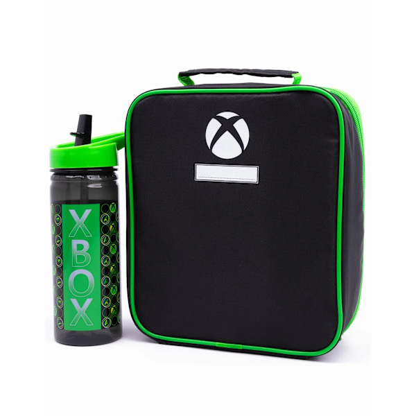 Xbox Lunch Bag och flaska (5-pack) One Size Svart/Grön Black/Green One Size