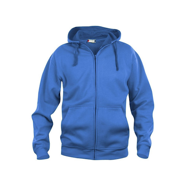 Clique Herr Basic Full Zip Hoodie S Royal Blue Royal Blue S