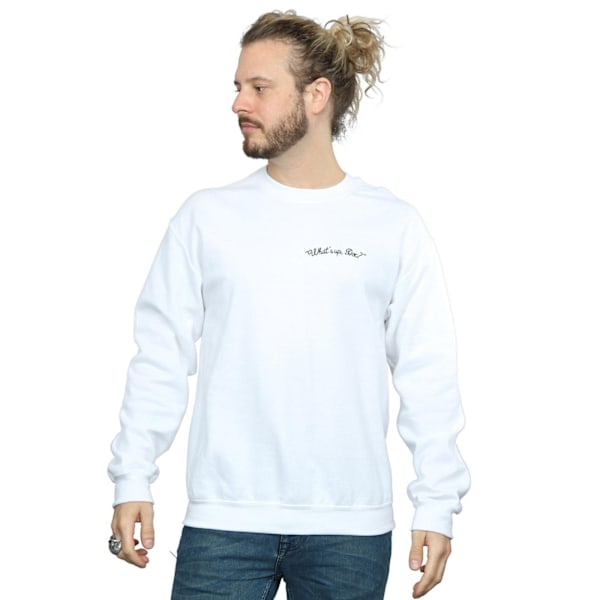 Looney Tunes Herr Vad Säger Doc Brösttryck Sweatshirt L Vit White L
