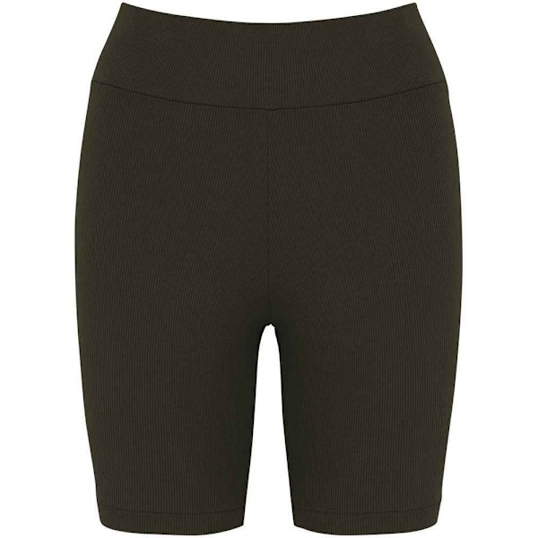 Native Spirit Dam/Kvinnors Ribbade Cykelshorts S Organic Kha Organic Khaki S