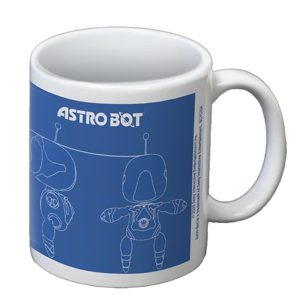 Astro Bot Blueprint Mugg En Storlek Vit/Blå White/Blue One Size
