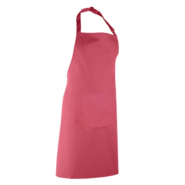 Premier Dam/Kvinnors Färger Bip Förkläde Med Fickor / Arbetskläder Fuchsia One Size