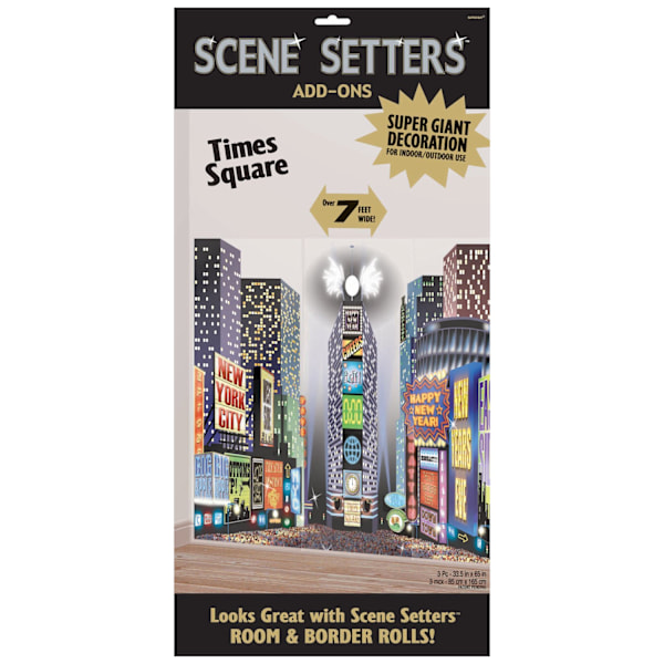 Amscan Times Square Scene Setters En Storlek Flerfärgad Multicoloured One Size