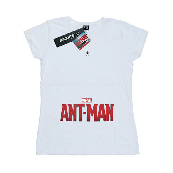 Marvel Dam/Kvinnor Ant-Man Ant Sized Logo Bomull T-Shirt M Wh White M