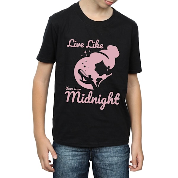 Disney Princess Boys Cinderella No Midnight T-Shirt 7-8 år B Black 7-8 Years