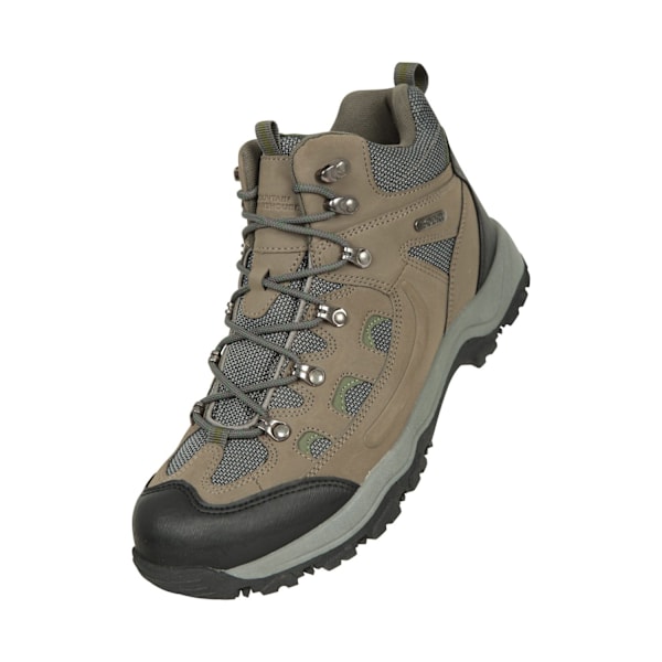 Mountain Warehouse Mens Adventurer Vattentäta Vandringskängor 7 UK Khaki 7 UK