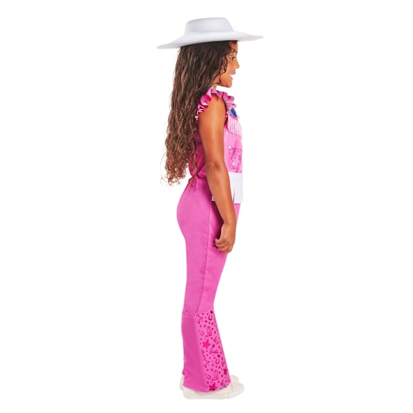 Barbie Cowgirl Kostym för Barn 5-6 År Rosa/Vit Pink/White 5-6 Years