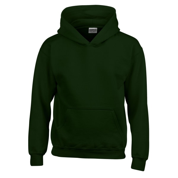 Gildan Barn/Barn Heavy Blend Hooded Sweatshirt 3-4 År F Forest Green 3-4 Years