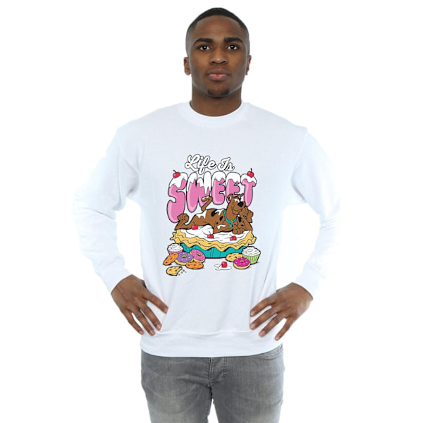 Scooby Doo Livet Är Sött Sweatshirt L Vit White L