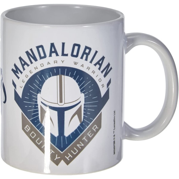 Star Wars: The Mandalorian Bounty Hunter Mug One Size Vit/Nav White/Navy One Size