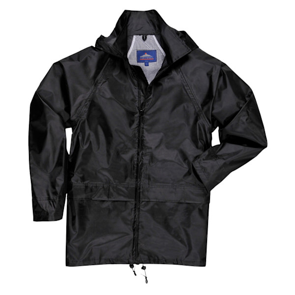 Portwest Unisex Klassisk Regnrock M Svart Black M